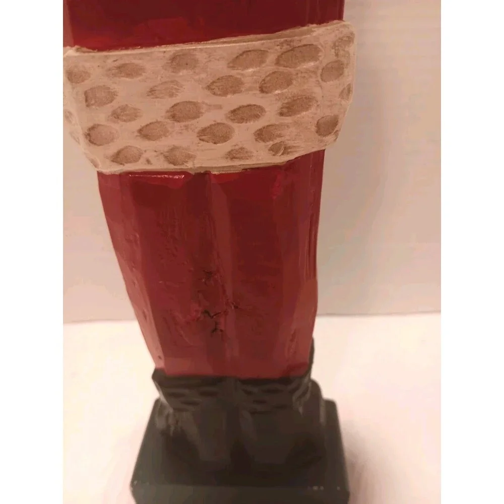 Vtg 1994 Mercuries Old World Santa Figurine 1848 Switzerland Wood Carved